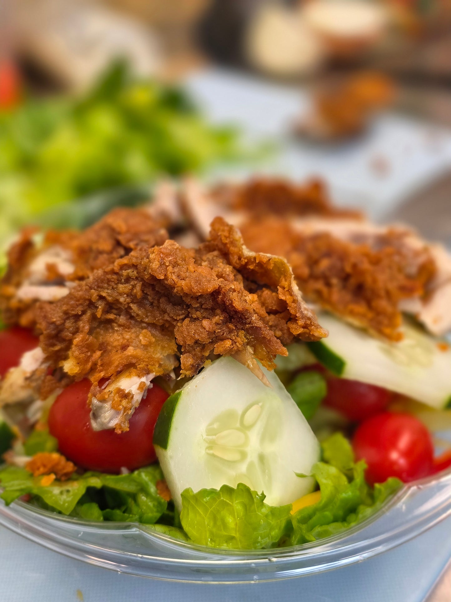 Fry Chicken Salad